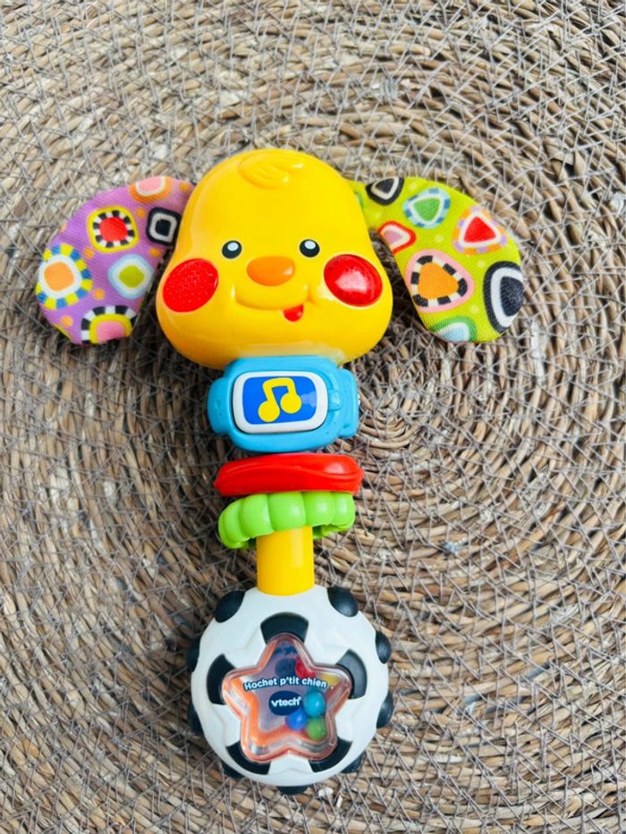 Jeux 👣 vtech, lot, p'tit tambourin et hochet p'tit chien - photo numéro 7