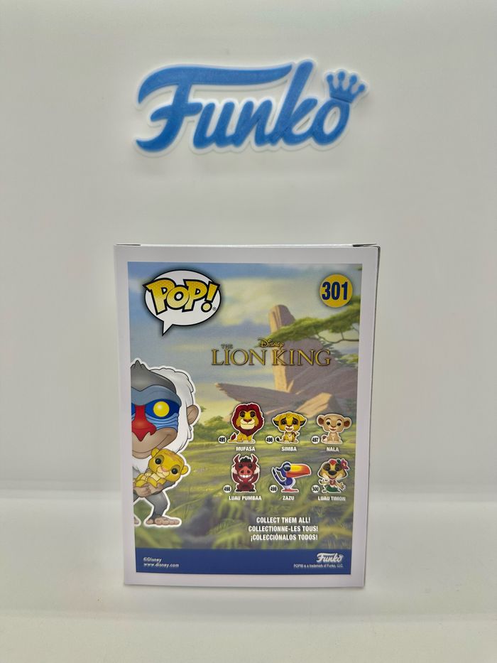 Funko Pop Disney Rafiki With Simba 301 Diamond Hot Topic 🇺🇸 - photo numéro 4