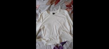 Tee shirt manche longues blanc xs