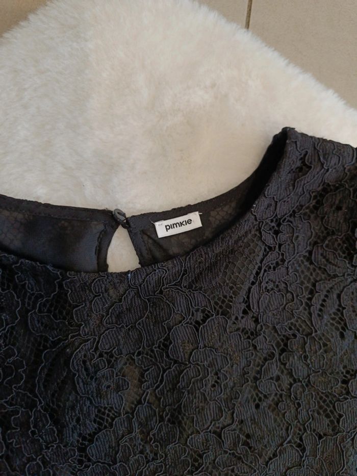 Robe noire dentelle femme - photo numéro 3