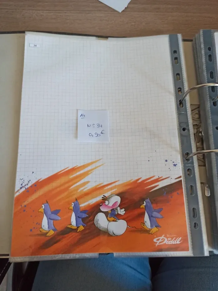 Feuille Diddl A4 34 0,90€