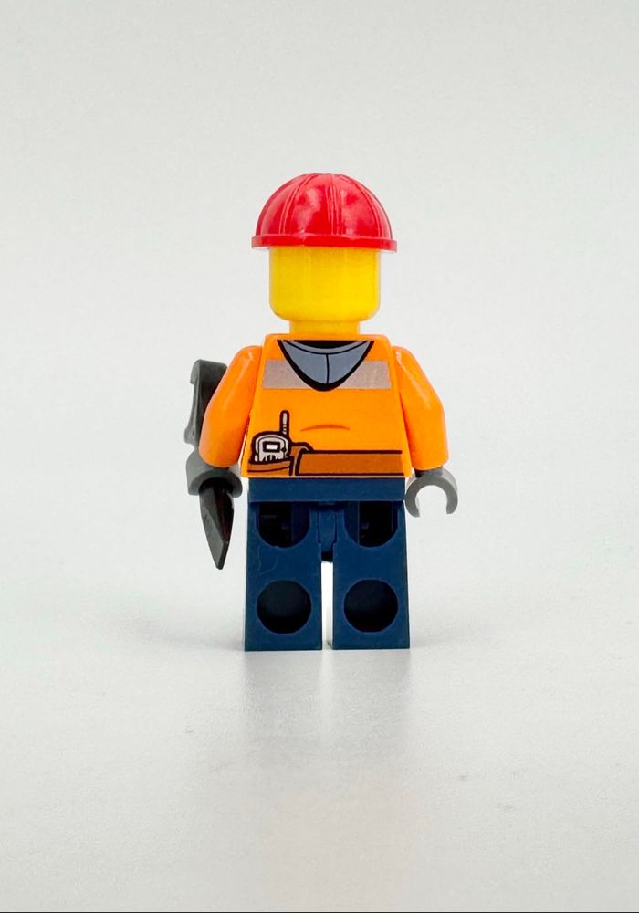 Lego Figurines City : Le Conducteur du Chariot Élévateur du Train Cargo 60198 - NEUF - photo numéro 3