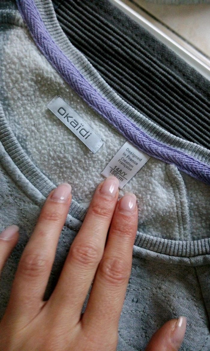 Pull gris - photo numéro 3