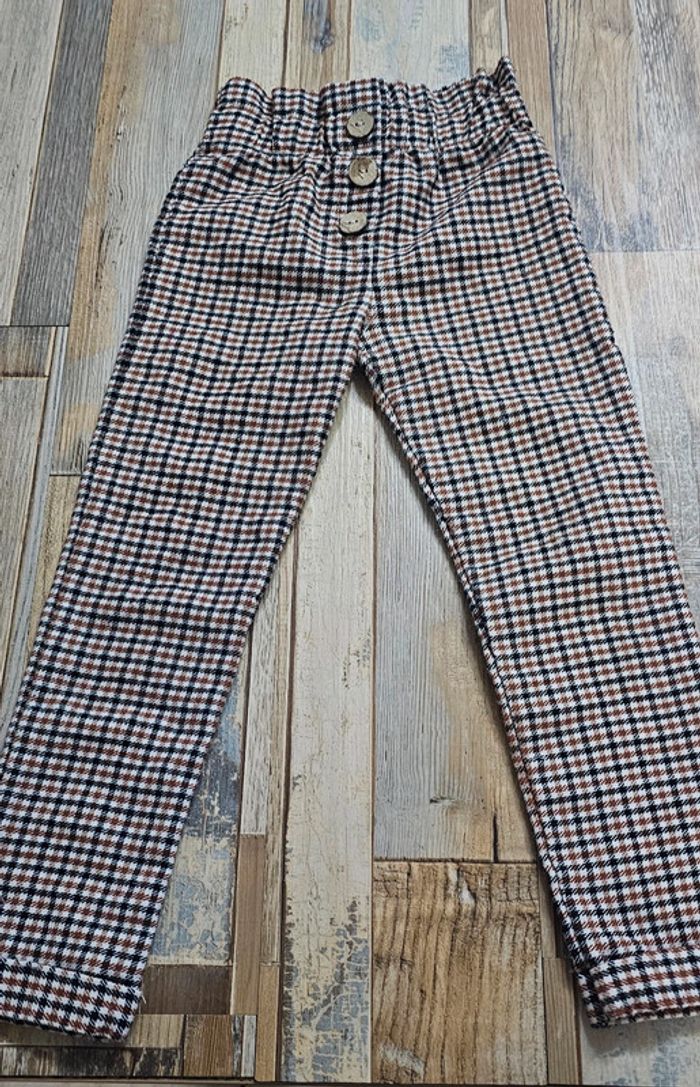 Pantalon fille Taille haute tissaia 6 ans