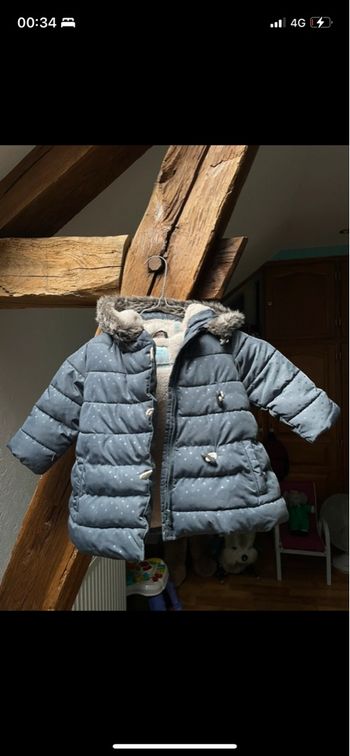 Manteau 12 mois fille