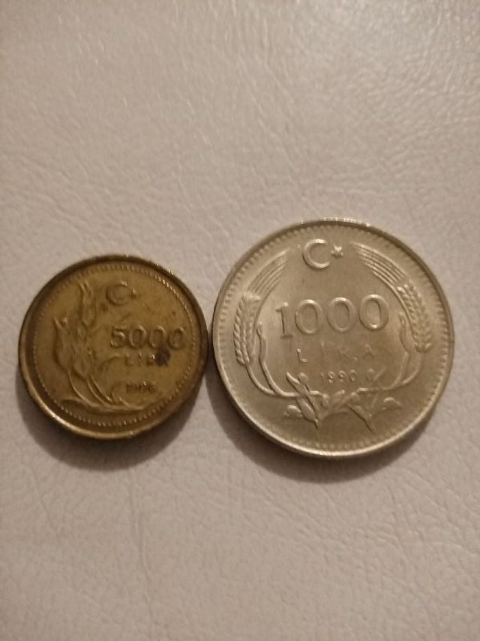 2 pièces de Monnaie Turque