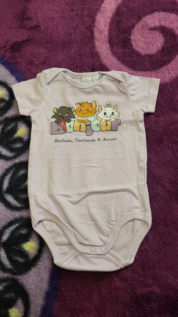 Body manches courte 9 mois