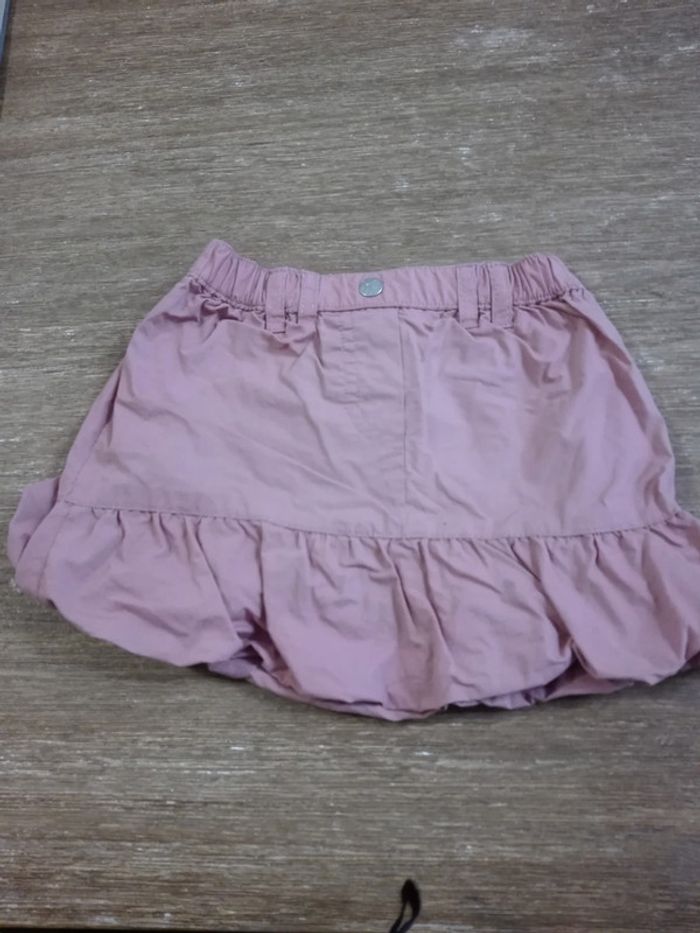 Jupe boule vieux rose bébé fille 12 mois neuf