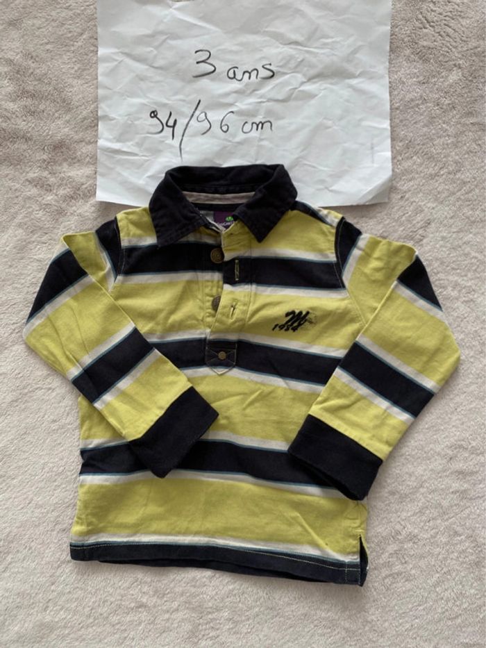 Lot 3 polos manches longues - Sergent Major - 3 ans - TBE - photo numéro 2