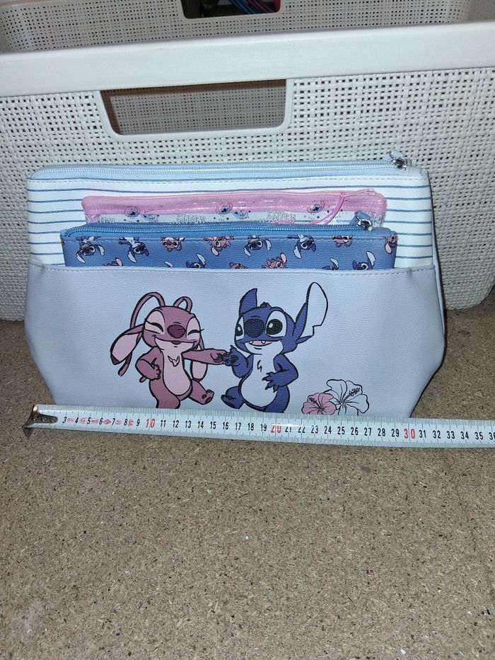 Pochette trousse de toilette stitch - photo numéro 4