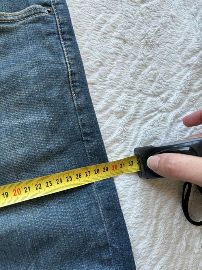 Jean Levi’s homme 502 slim Taper fuselé W33 L30 (42‑44 FR / L) Bleu foncé délavé État très bon - photo numéro 18