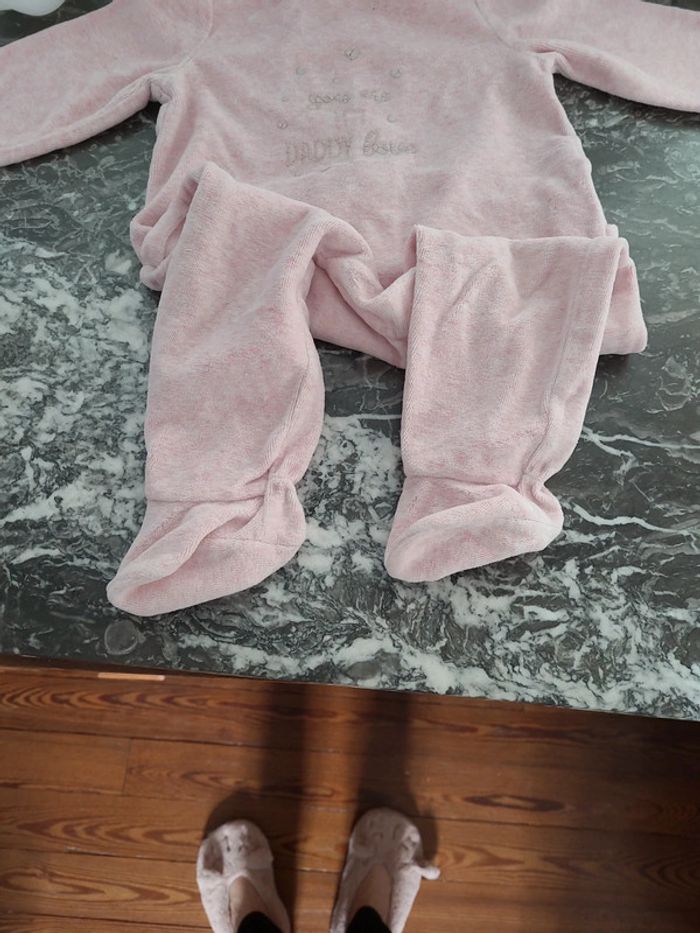 Pyjama velours tape à l'œil t.12 mois - photo numéro 6