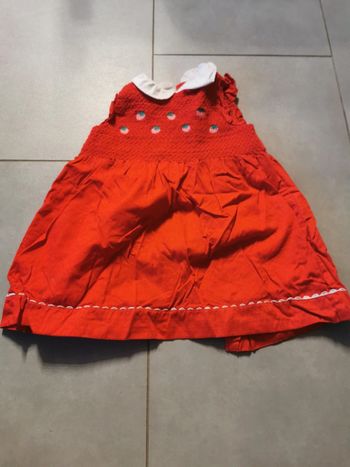 Robe rouge sergent major 18 mois