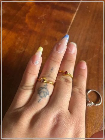 Lot bague taille 55