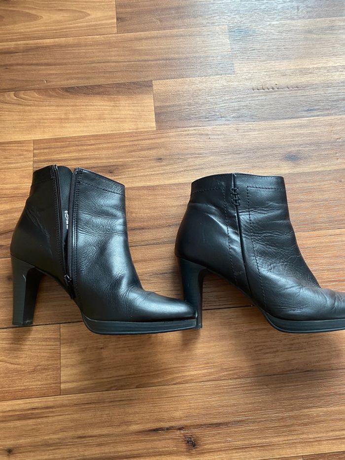 Bottines cuir