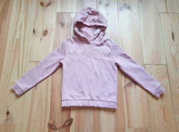 Sweat à capuche rose Orchestre 10 ans