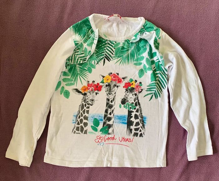 Tee-shirt manches longues fille 6 ans Boboli