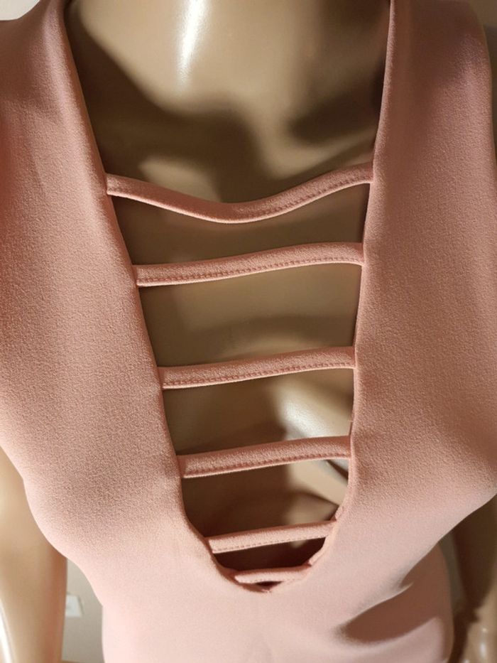 Neuf > T.S-36 Robe rose poudre décollée - photo numéro 3