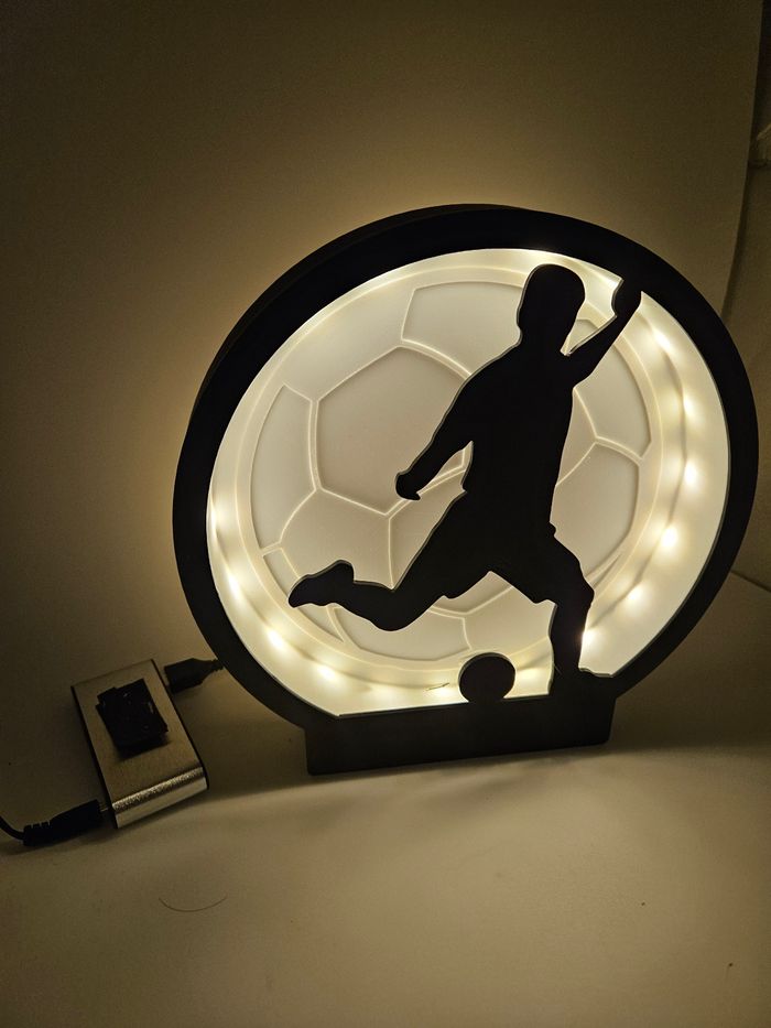Lampe lumineuse à led football - photo numéro 5