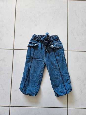 Jean doublé fille 18 mois VINT2