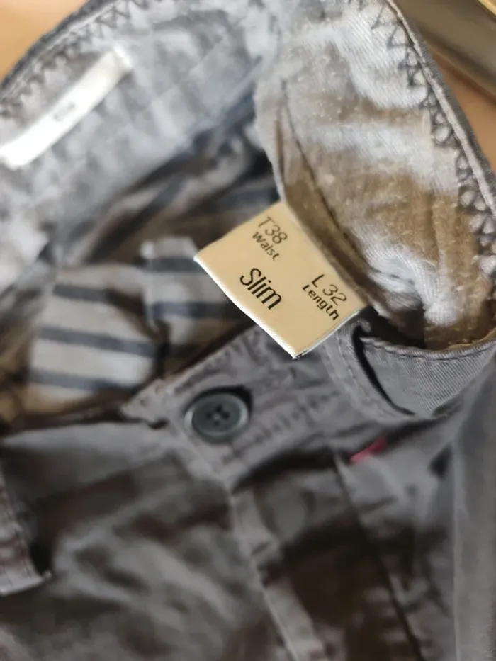 Pantalon Chino gris foncé Jules w38 L32 - photo numéro 5