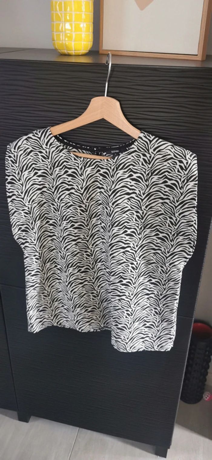 Tee shirt zébré