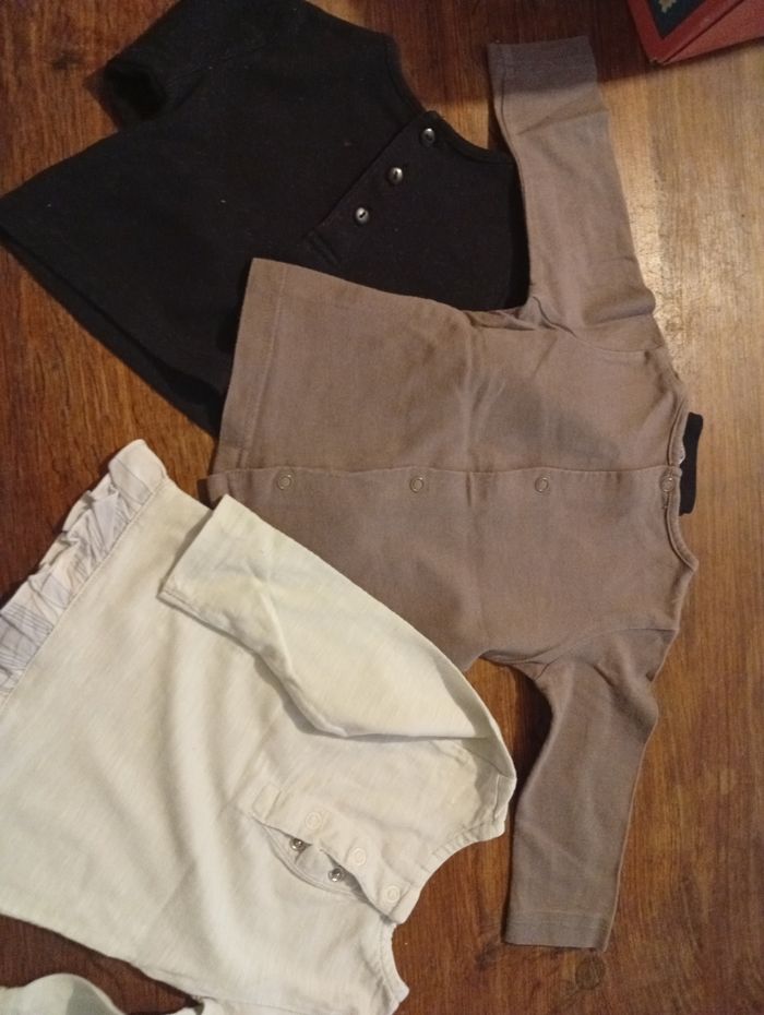 Lot de 3 haut manche longue taille 6 mois - photo numéro 5