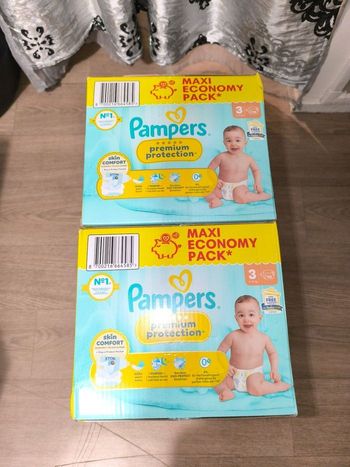 lot couches pempers taille 3 premium 