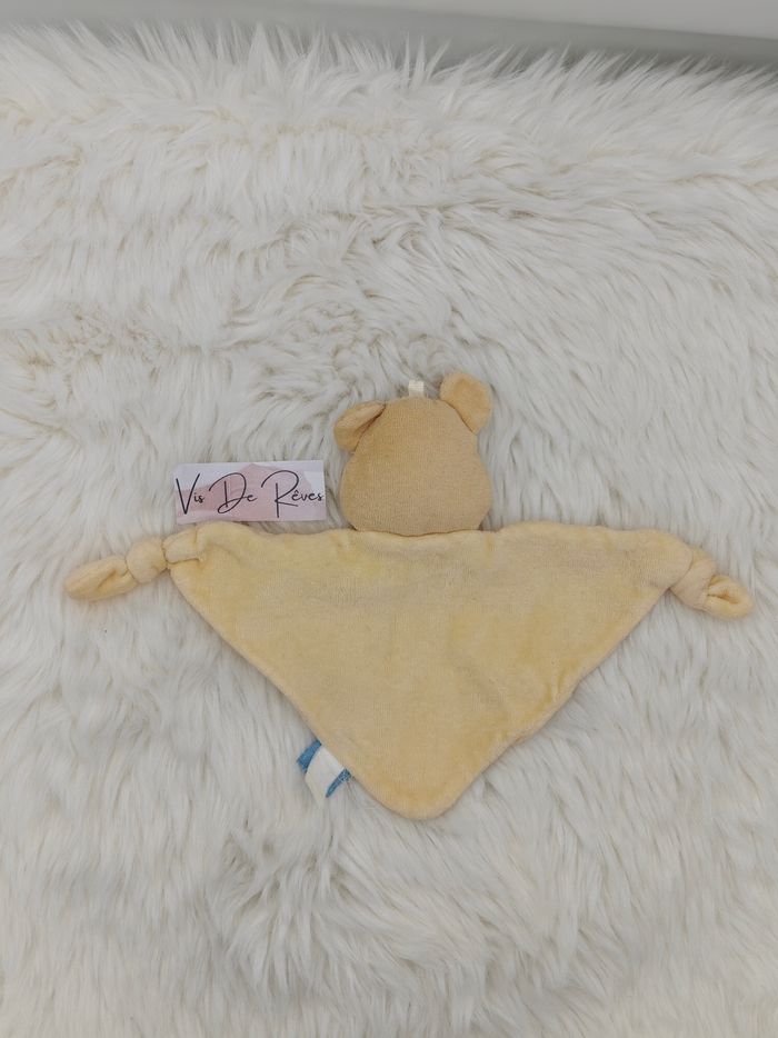 Doudou plat jaune triangle Winnie l'ourson - photo numéro 4