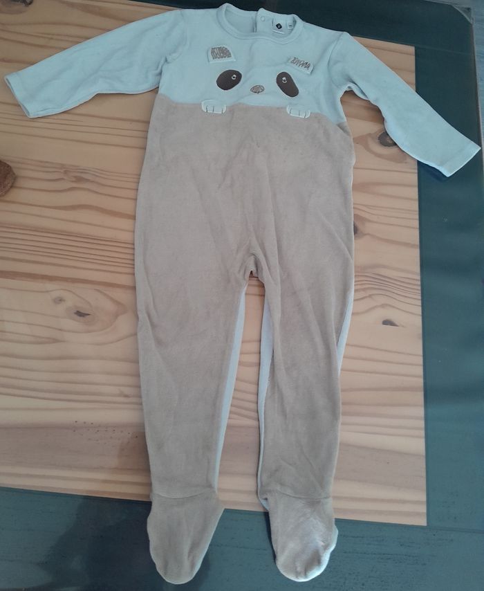 Pyjama velours bébé