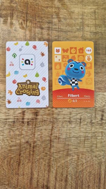 Carte Amiibo Filibert - Filbert 165