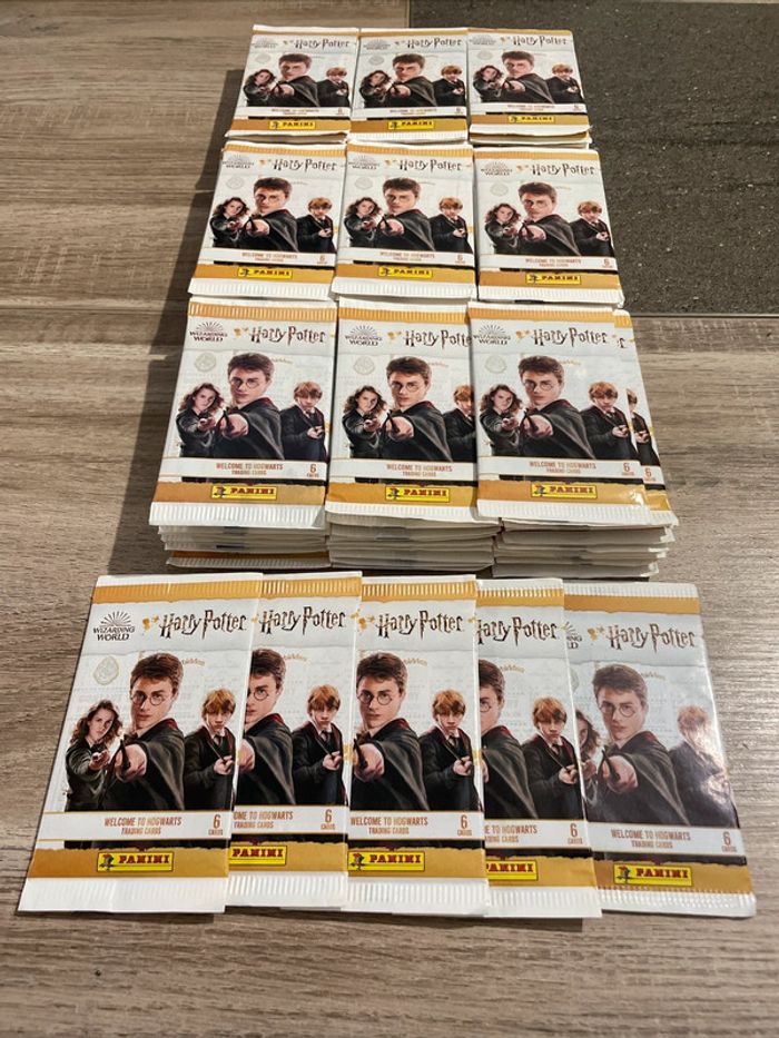 Lot 95 Packs Harry Potter Welcome To Hogwarts Trading Cards Panini Neuf - photo numéro 3