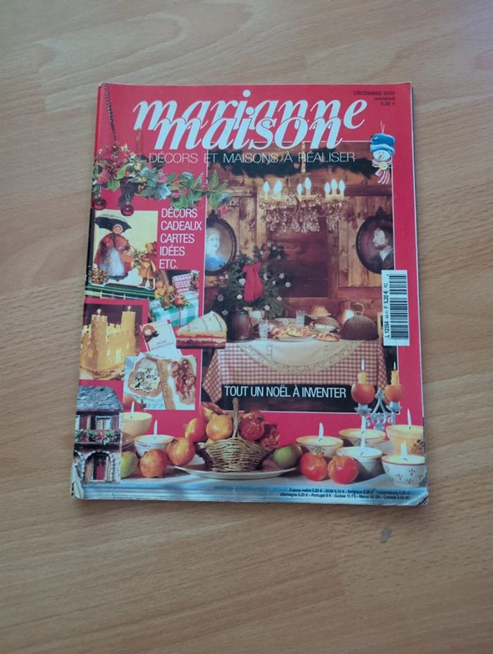 Magazine Marianne maison décembre 2002