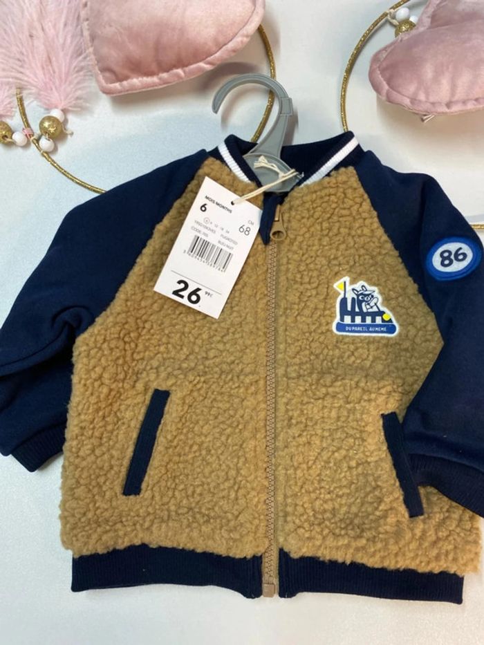 Veste bébé garçon (neuf) - Taille 6 mois - photo numéro 3