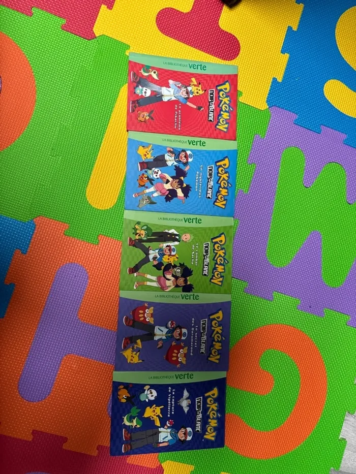 Bibliothèque verte Pokémon 5 tomes