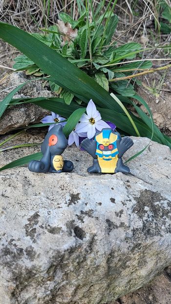Super figurine Pokemon Nintendo finger puppet évolution nirondelle tutafeh tutankafer 