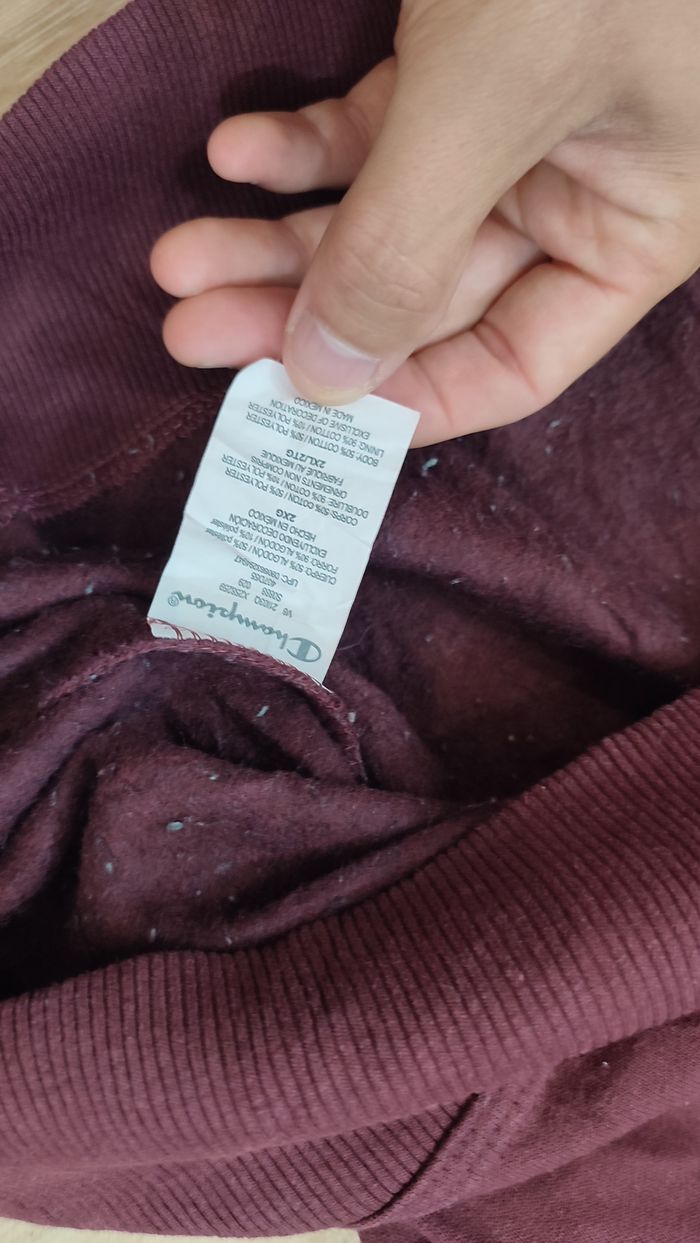 Vêtement Homme Sweatshirts Sweats pull bordeaux Champion taille XXL 2XL #Retrostreet - photo numéro 4