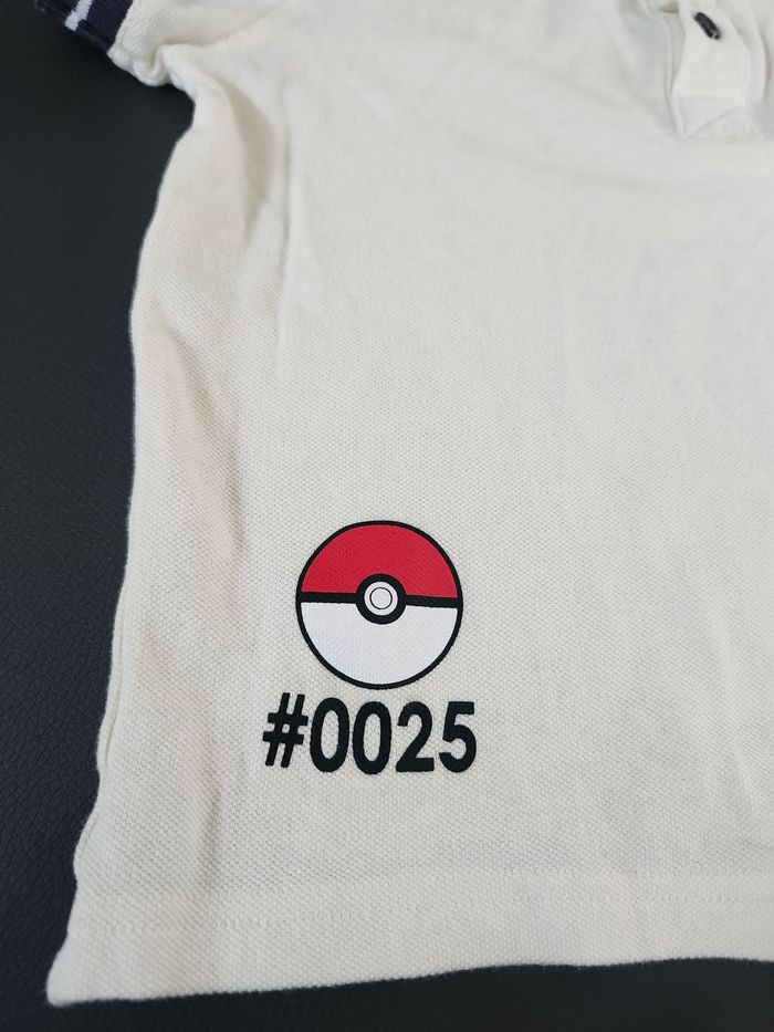 Polo t-shirt garçon pokemon pikachu 4 ans - photo numéro 7