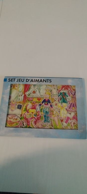Jeu aimanté, le salon d'habillage