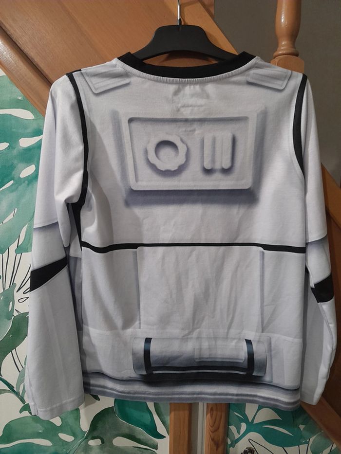 T-shirt manches longues trooper star wars 6/8 ans - photo numéro 2