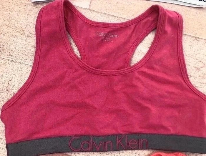 Lot 3 brassières fille Calvin Klein - photo numéro 3