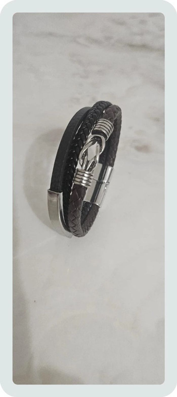 Bracelet en cuir pour hommes