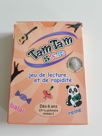 Tam tam safari jeu de lecture et de rapidité 