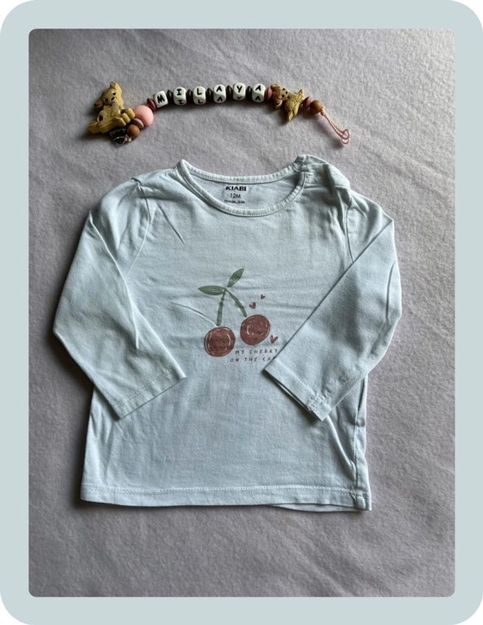 TEE shirt fille 12 mois kiabi - photo numéro 2