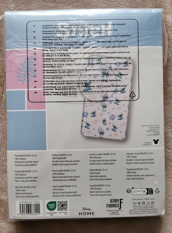 Draps housses pour matelas Stitch - photo numéro 3