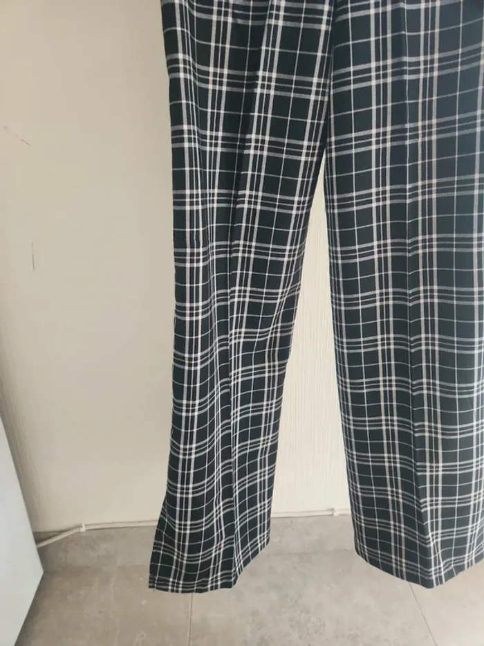 Pantalon à carreaux noir et blanc H&M 14 ans + 170 cm - photo numéro 10