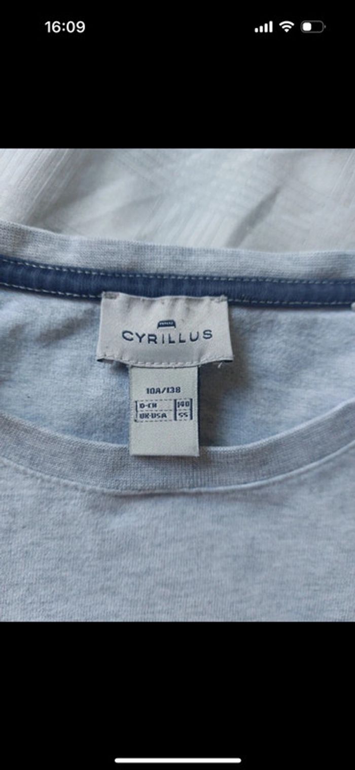 Tee-shirt  Cyrillus taille 10 ans - photo numéro 3