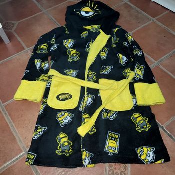 Peignoir à capuche Minions