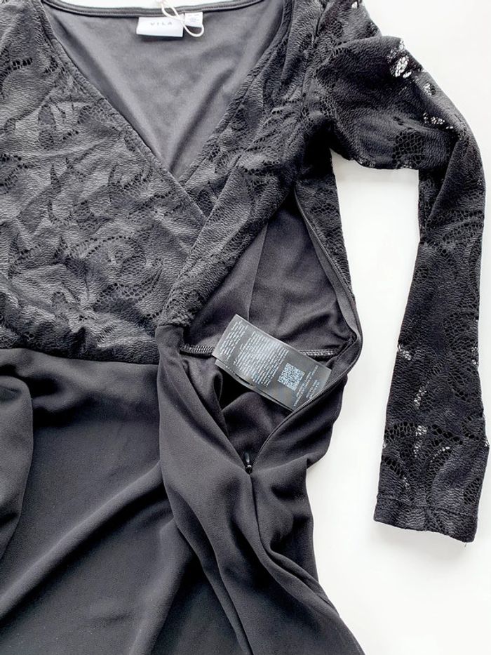 Robe d’été évasé avec dentelles. Neuve. Taille XXS - photo numéro 3