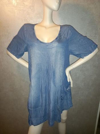 robe couleur jeans made in italy taille 42